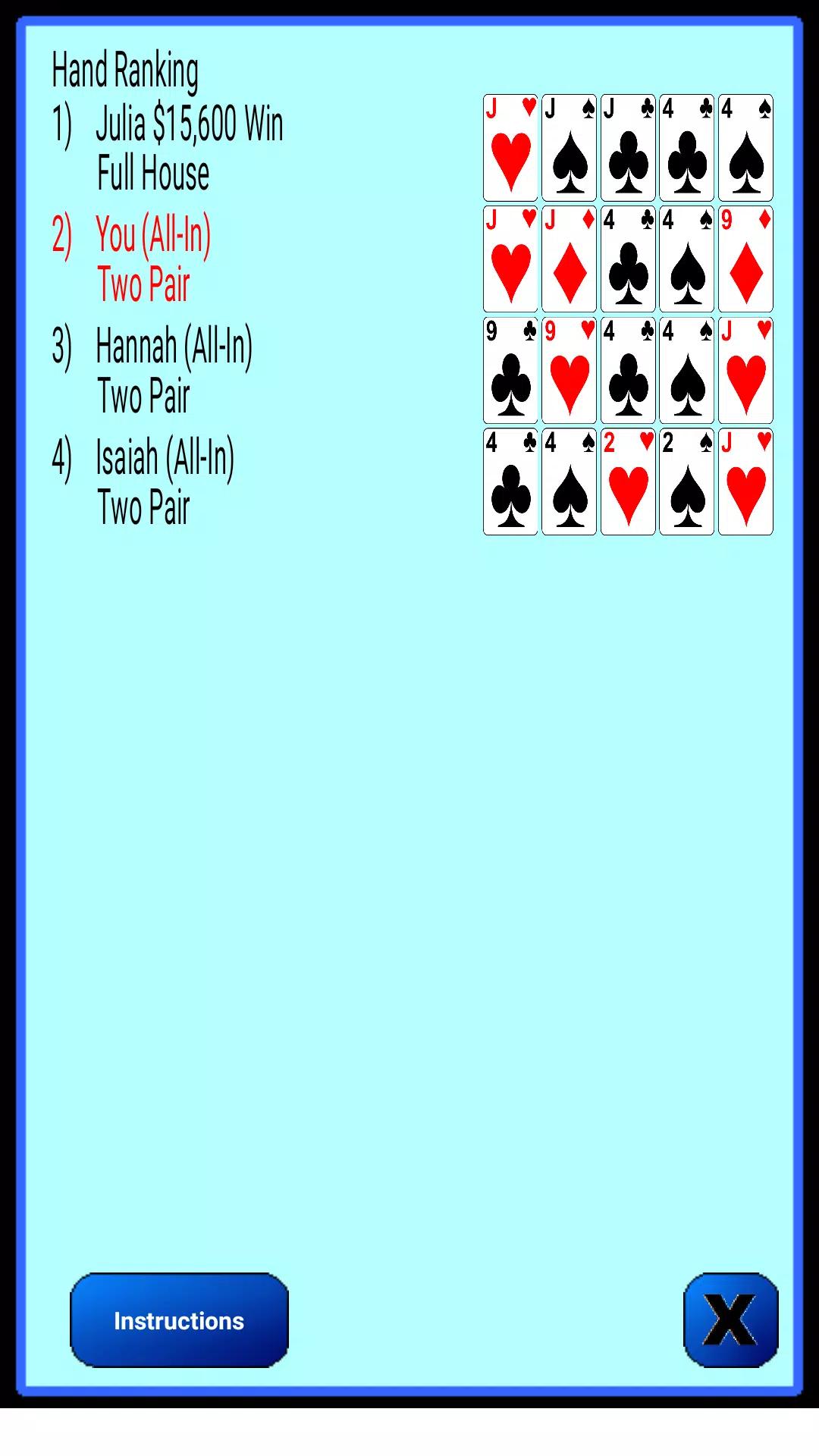 Texas Hold'em Poker スクリーンショット 1