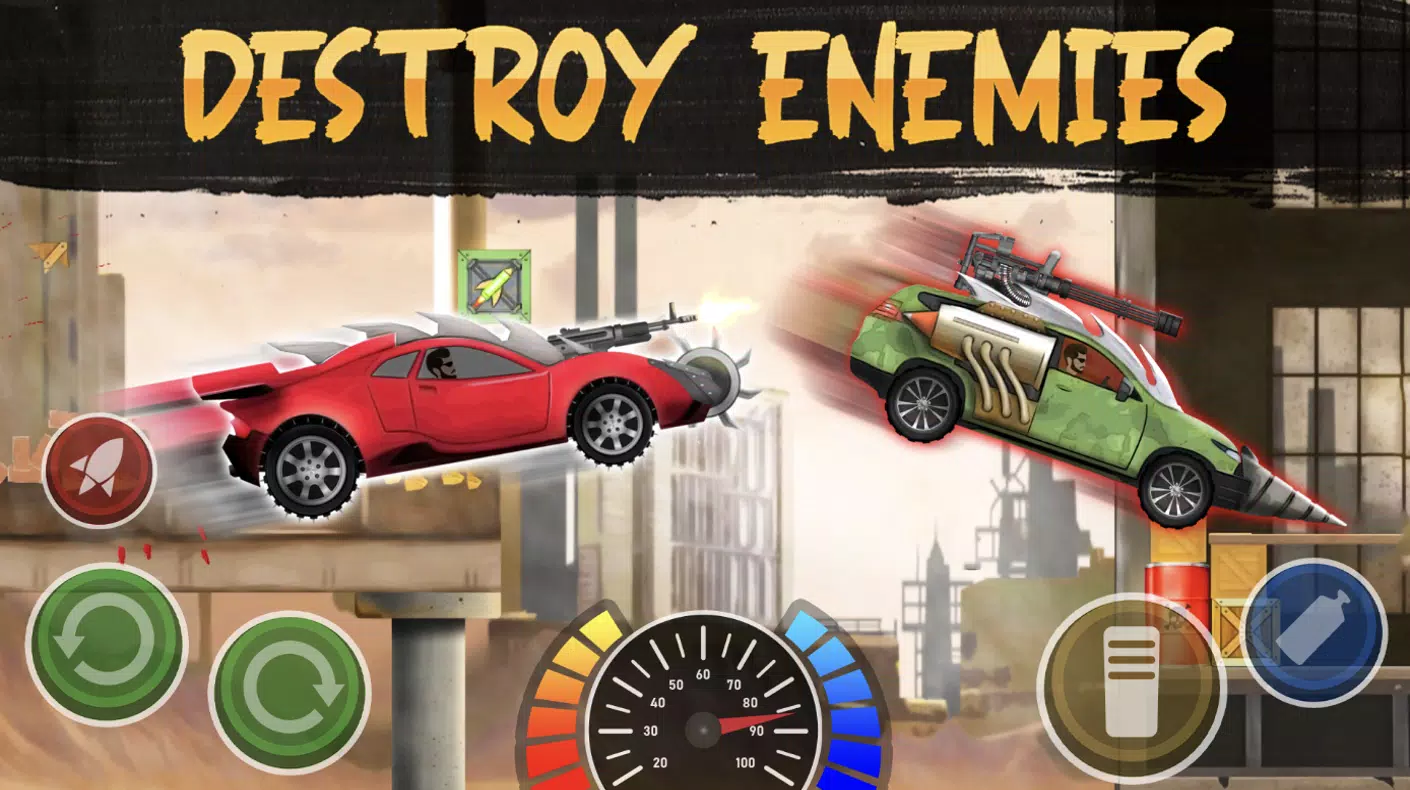 Zombie Crash Racing 스크린샷 1