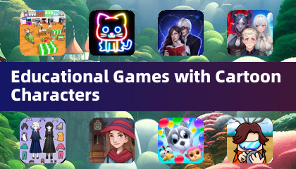 Educational Games with Cartoon Characters