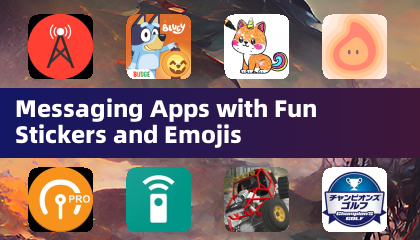 Messaging Apps with Fun Stickers and Emojis